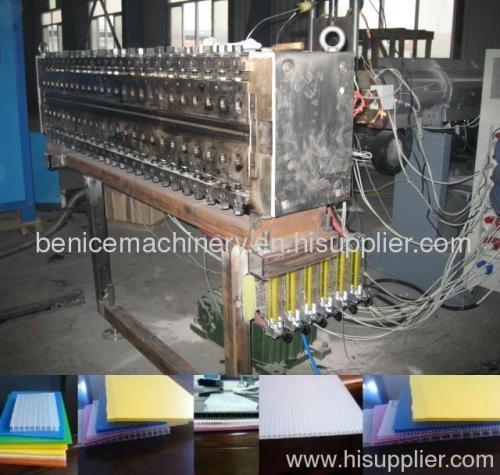 PP hollow board production line