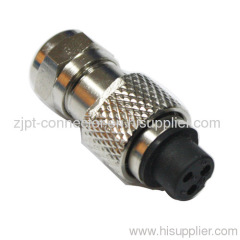 Metal IP67 wire connector plug