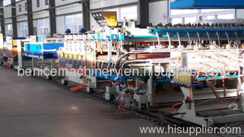 PP hollow grid board making machine