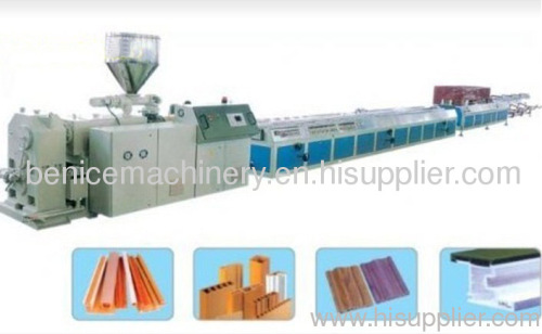 PVC window and door profile extrusion machinery