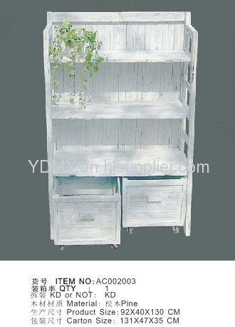 wood shelf cabinet