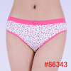 Dotted stretched botton bikini brief