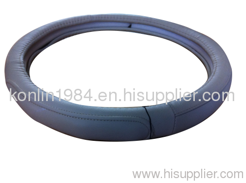 GENUINE LEATHER- CAR STEERING WHEEL COVER