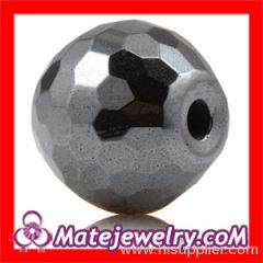 10mm Faceted Hematite Beads Wholesale