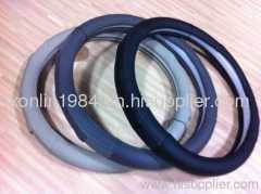 GENUINE LEATHER - CAR STEERING WHEEL COVER