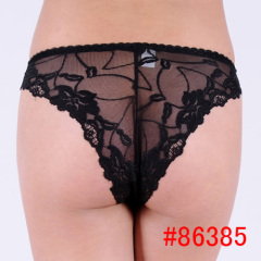Laced cotton bikini panty stock underwear for French lady