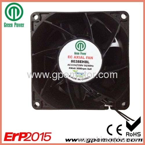 High efficiency EC Telecom cooling fan with variable speed