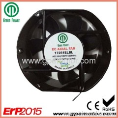 Circular plastic EC Cooling Fan with BLDC motor energy-save