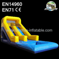 Yellow Bumper Detachable Pool Inflatable Wet Or Dry Slide