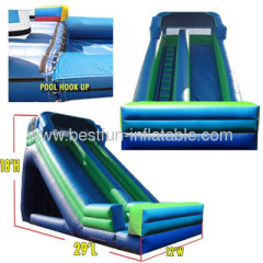 Front Load 18' Green Water Slide