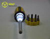LED multi screwdriver with telescopic magnetic pick-up tool