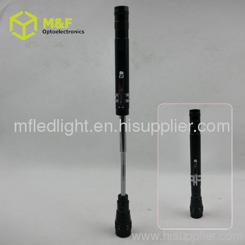 telescopic flashlight with magnet