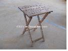 Wooden folding table