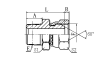 2TB-SP BSPT MALE / BSP FEMALE 60° CONE TUBE HYDRAULIK ADAPTER FITTING PIPE HYDRAULIC ADAPTORS