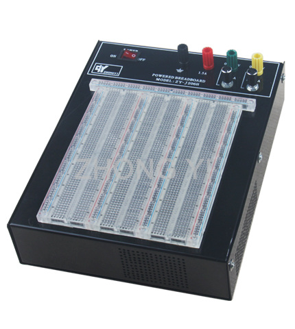 2390 clear ABS breadboard with electronic power