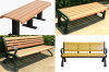Wood plastic composite bench, wpc bench