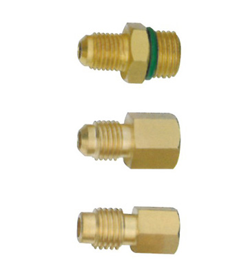 Brass conversion adapter for refrigeratio