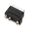 Scart Adapter Plug to 3RCA Jacks