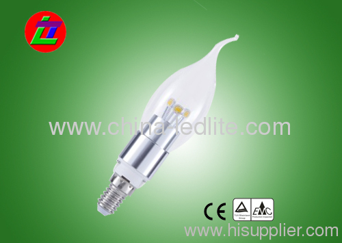 Dimmable&Non dimmable 3W LED Candle Bulb