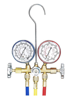 Refrigerant manifold pressure gauge parts