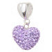 european Crystal Heart Pendant Beads