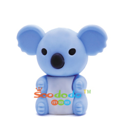 3D koala bear shaped eraser