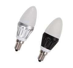 3x0.5W 5630 LED candle light bulb With Glass Cover