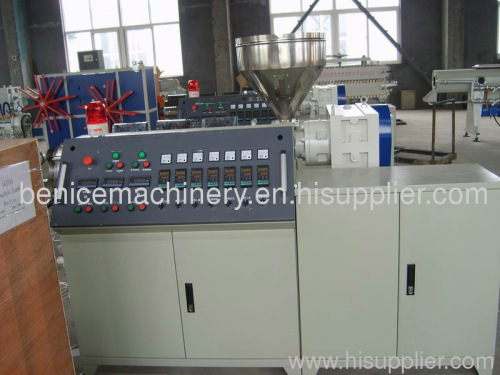 PP PE material single screw extruder