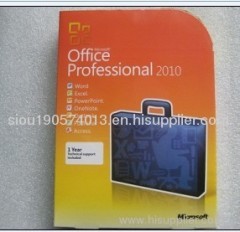 Microsoft Office 2010 professional retail box