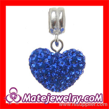 european Crystal Dangle Charm Bead