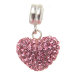 european Crystal Dangle Charm Bead