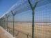 Airport security wire mesh fence