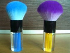 Synthetic hair shimmer Powder Brush