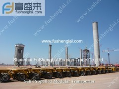 Chinese Self propelled modular trailer(