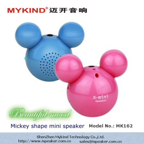 pocket size mickey shape speaker;outdoor speaker;gift