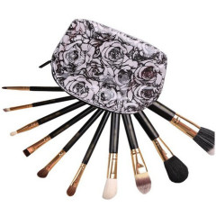 10PCS Wholesale Natural hair cosmetic brush set