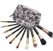 Natural hair cosmetic brush set