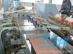 PVC WPC profile extrusion line| PVC profile production line