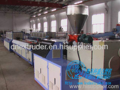 PVC WPC production line| PVC profile extrusion line