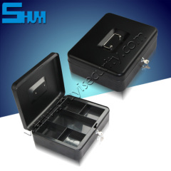 cash box with key lock safe box