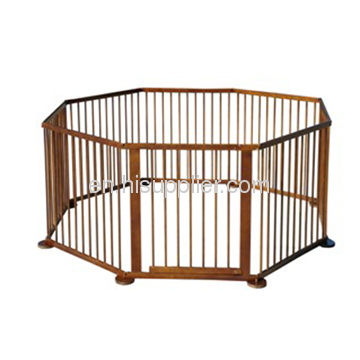 wooden 8 sides playpen