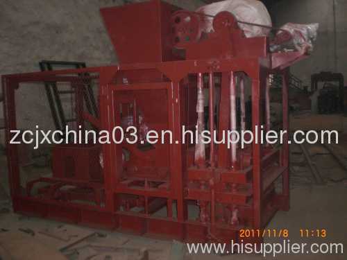 2013 new type cement brick machine cost from China manufacturer