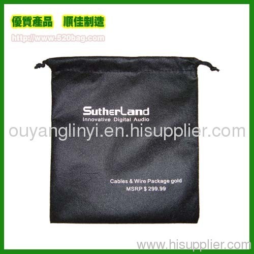Drawstring polyester bag Backpack bag Eco non woven bag