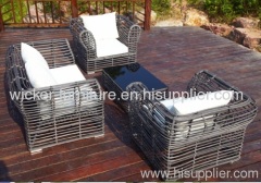 Patio furniture rattan sofa lounges