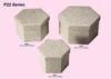 Hexagon Shape Paper Packaging Box, Linen Fabric WrappedCardboard Gift Boxes