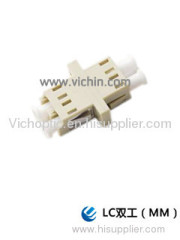 plastic LC fiber optic adaptor