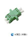 plastic LC fiber optic adaptor