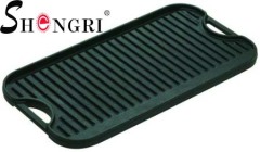Shengri branded 2 inch cast iron griddle