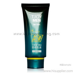 Cosmetic tube for sun care