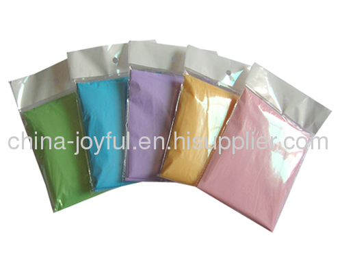 Disposable Plastic Raincoat for Multi-purpose Use